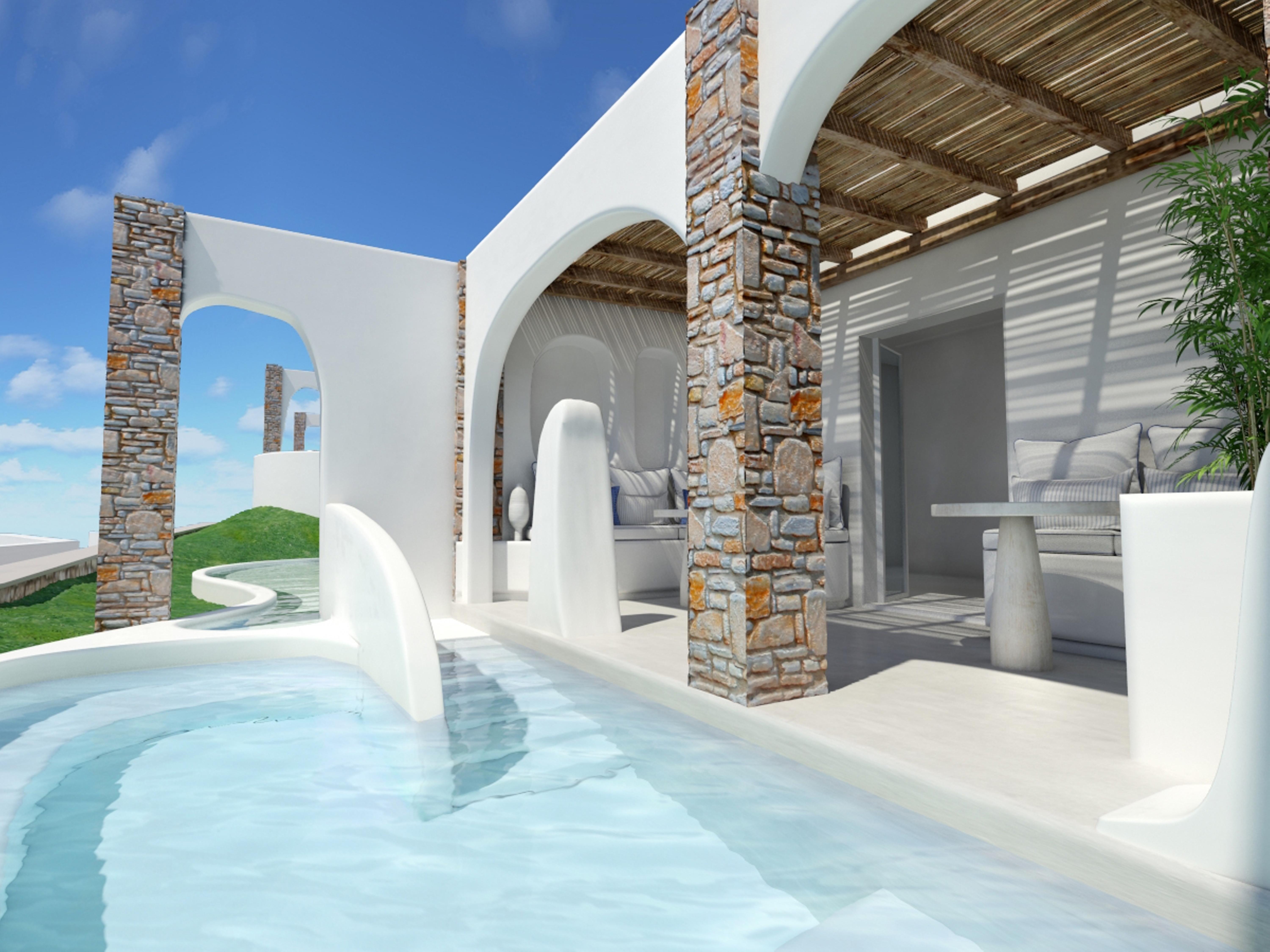 Aloni Hotel & Suites Писо Ливади Екстериор снимка